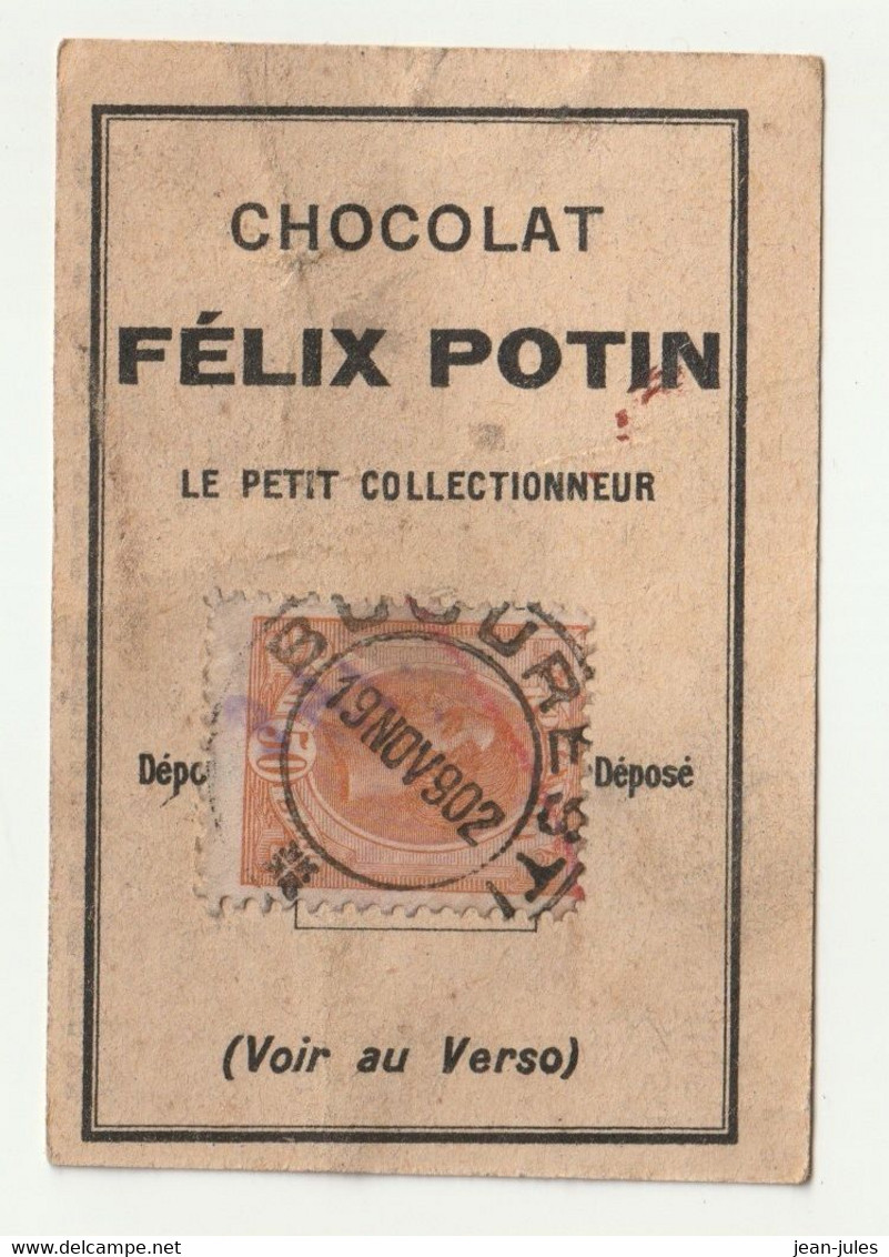 Félix Potin - Chocolat - Le Petit Collectionneur - Timbre Poste 24 - Chocolat