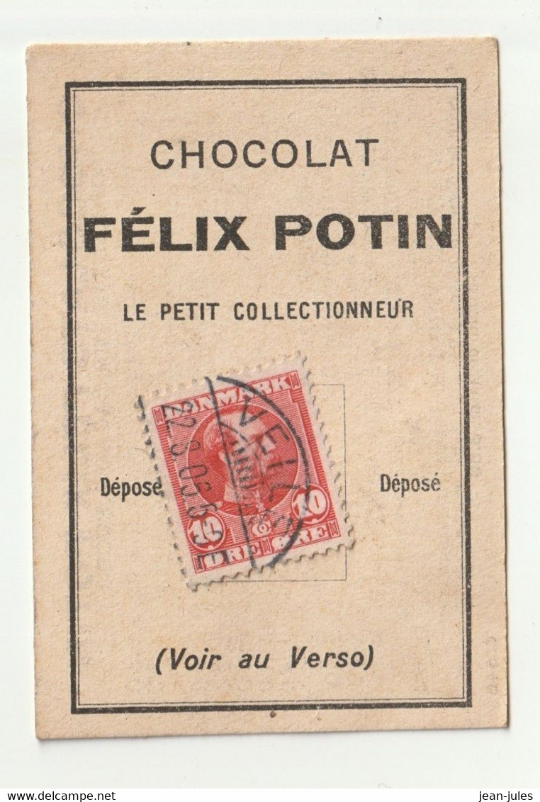 Félix Potin - Chocolat - Le Petit Collectionneur - Timbre Poste 26 - Chocolat