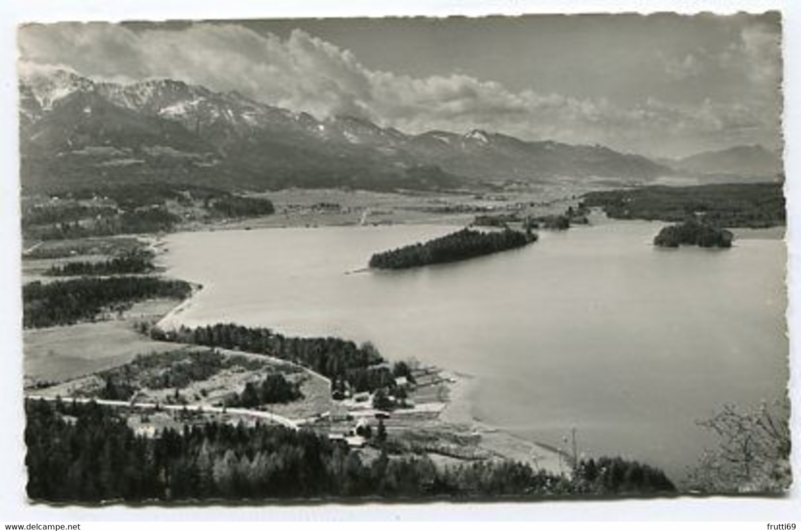 AK 115335 AUSTRIA - Faakersee Mit Insel - Faakersee-Orte