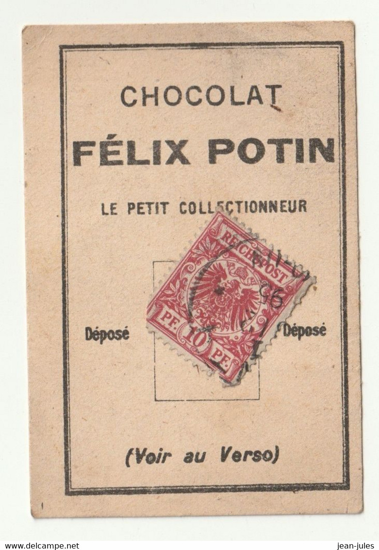 Félix Potin - Chocolat - Le Petit Collectionneur - Timbre Poste 26 - Chocolat