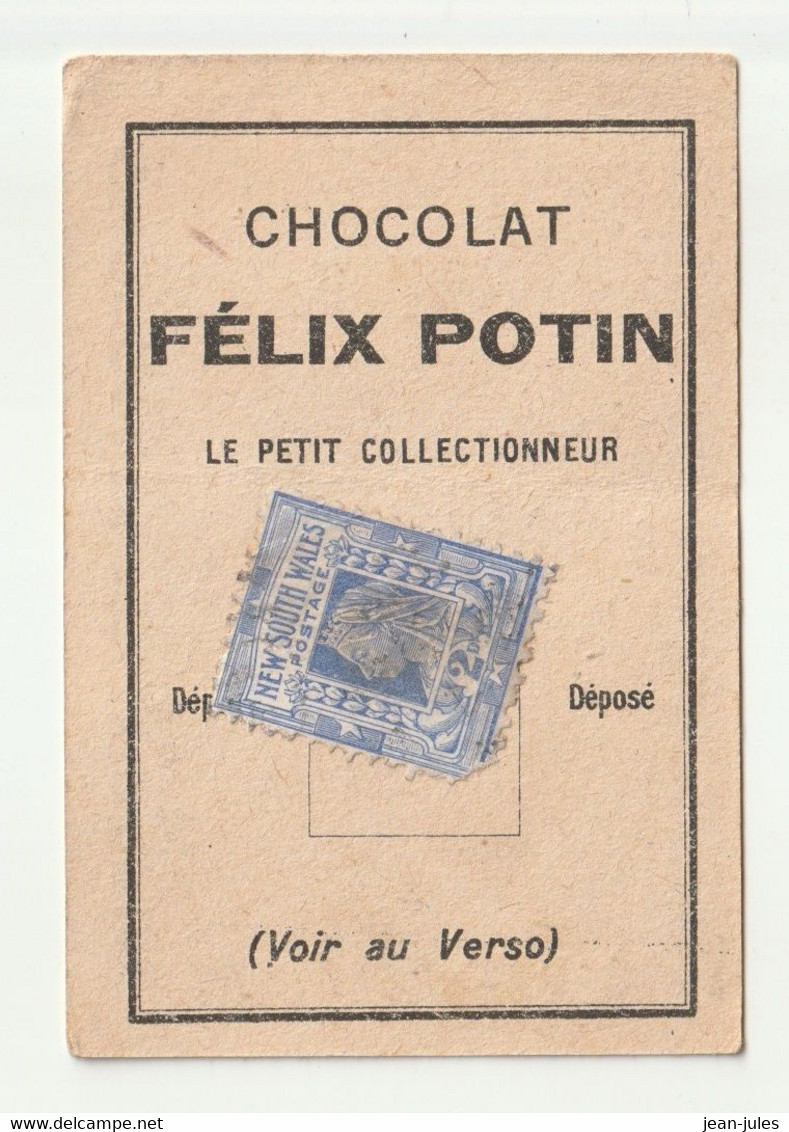 Félix Potin - Chocolat - Le Petit Collectionneur - Timbre Poste 30 - Chocolat