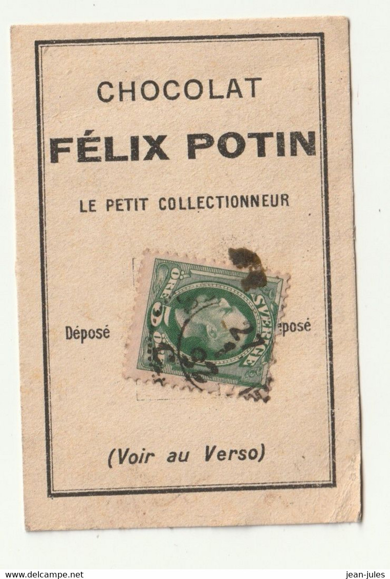 Félix Potin - Chocolat - Le Petit Collectionneur - Timbre Poste 31 - Chocolat