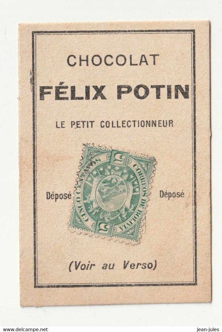 Félix Potin - Chocolat - Le Petit Collectionneur - Timbre Poste 38 - Chocolat