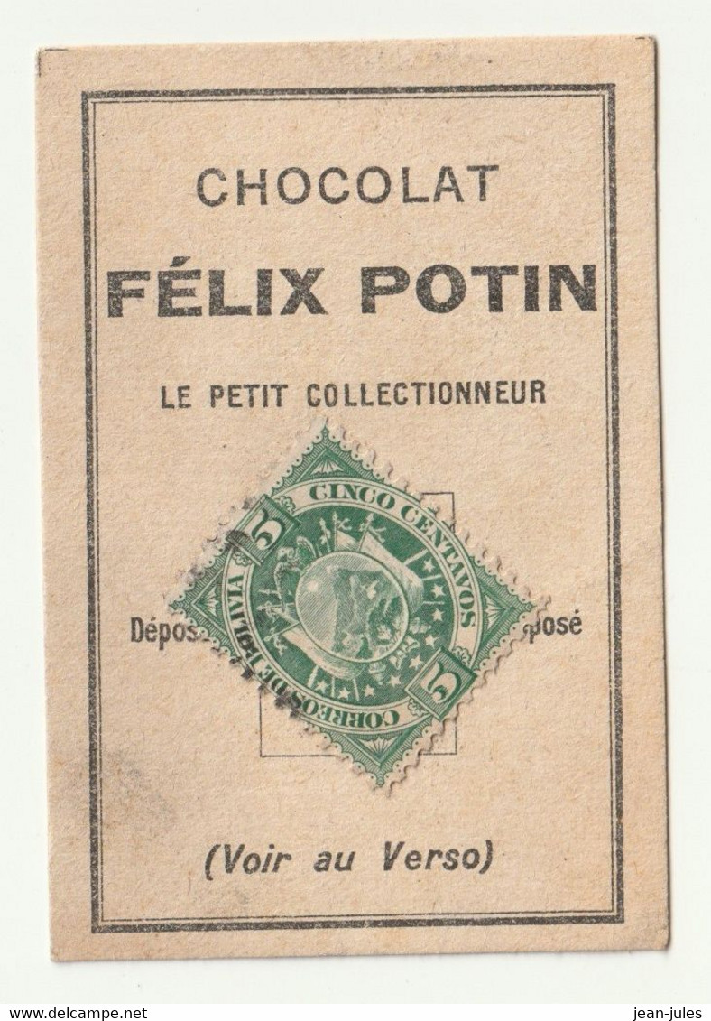 Félix Potin - Chocolat - Le Petit Collectionneur - Timbre Poste 42 - Chocolat