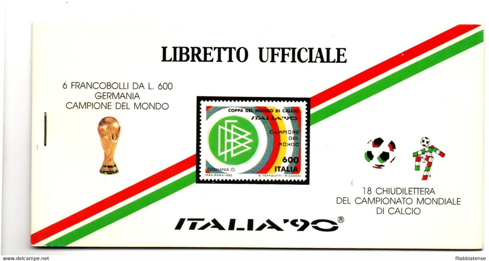 1990 - Italia Libretto Ricordo 6 Germania Campione Del Mondo   ------ - Markenheftchen