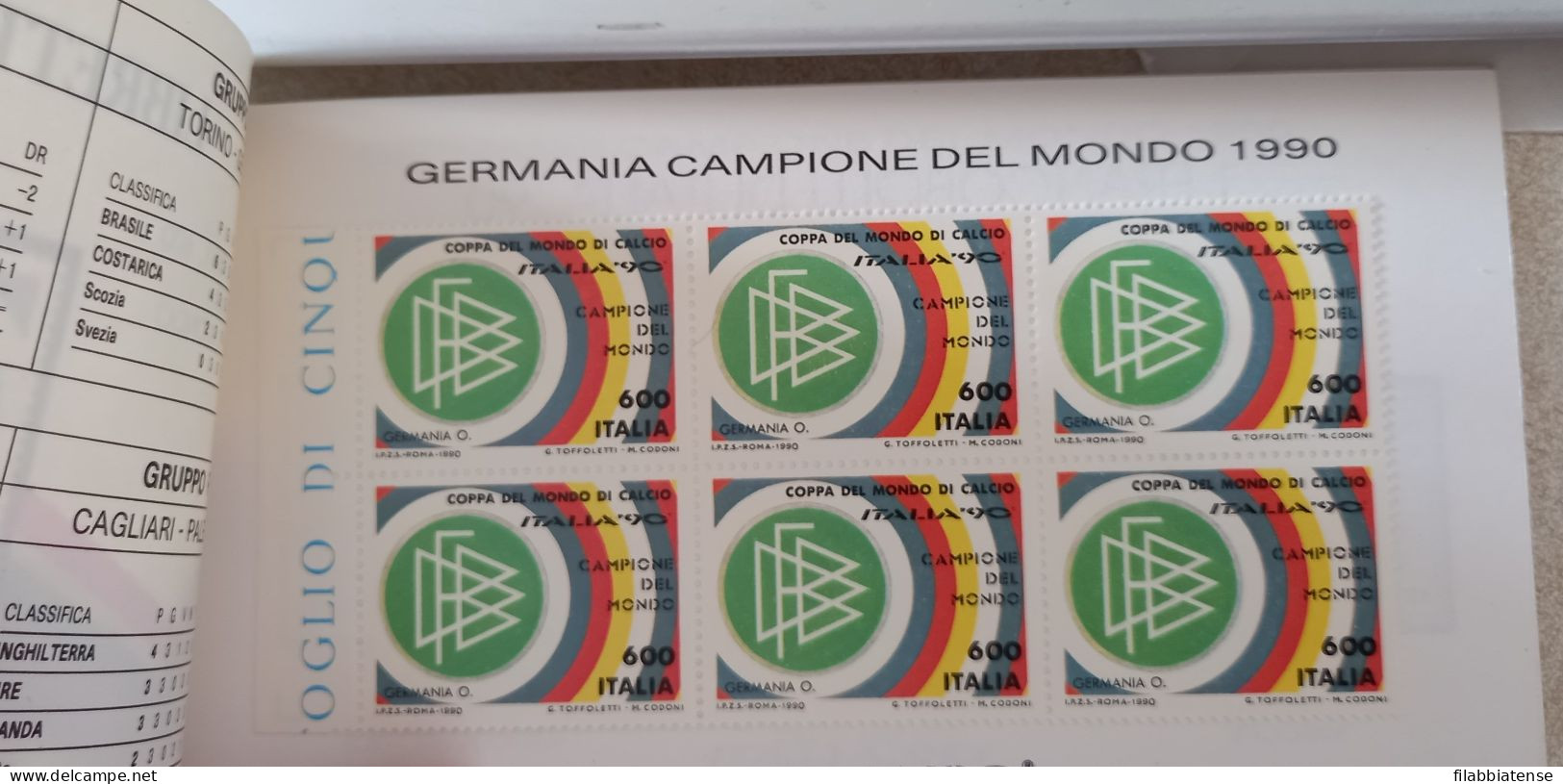 1990 - Italia Libretto Ricordo 6 Germania Campione Del Mondo   ------ - Carnets