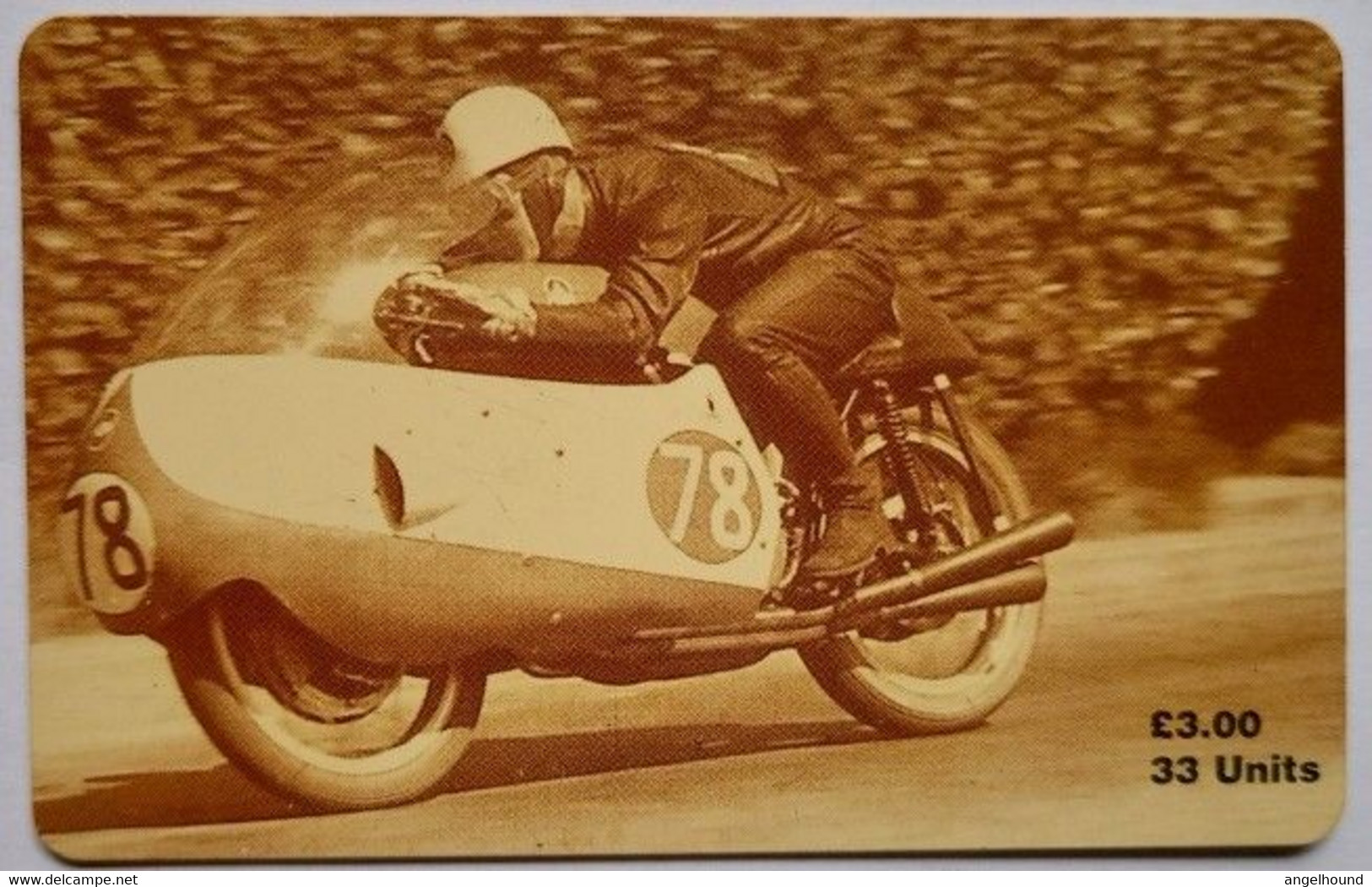 Isle Of Man £3 - 33 Units "  Bob McIntyre , 90 Years Of The TT, First 100mph Lap In 1957 " - Isle Of Man