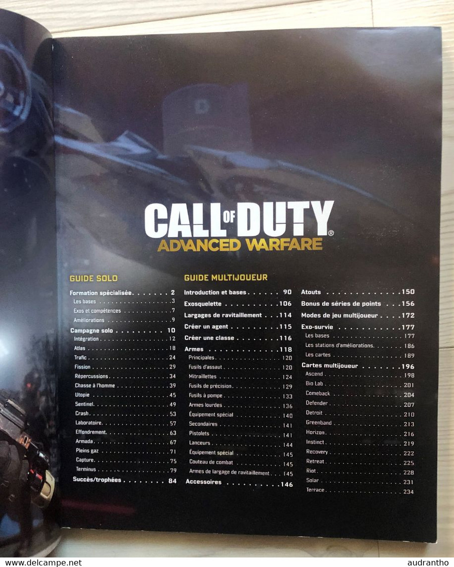 Call Of Duty Advanced Warfare - Guide De Jeu Officiel 2014 PS3 PS4 XBOX 360 - Literatura E Instrucciones