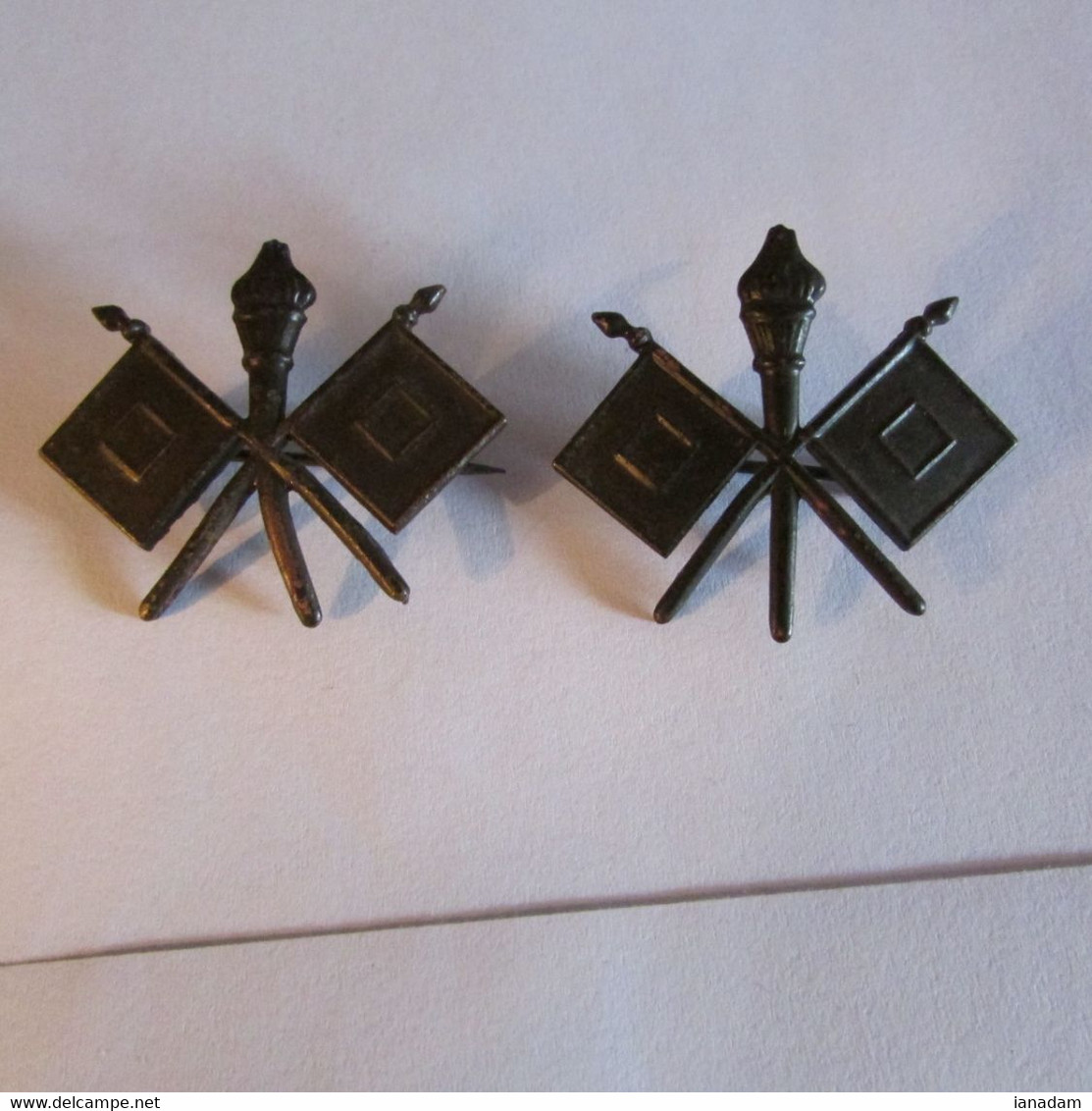 WW1 US Army Signal Corp Collar Insignia - 1914-18