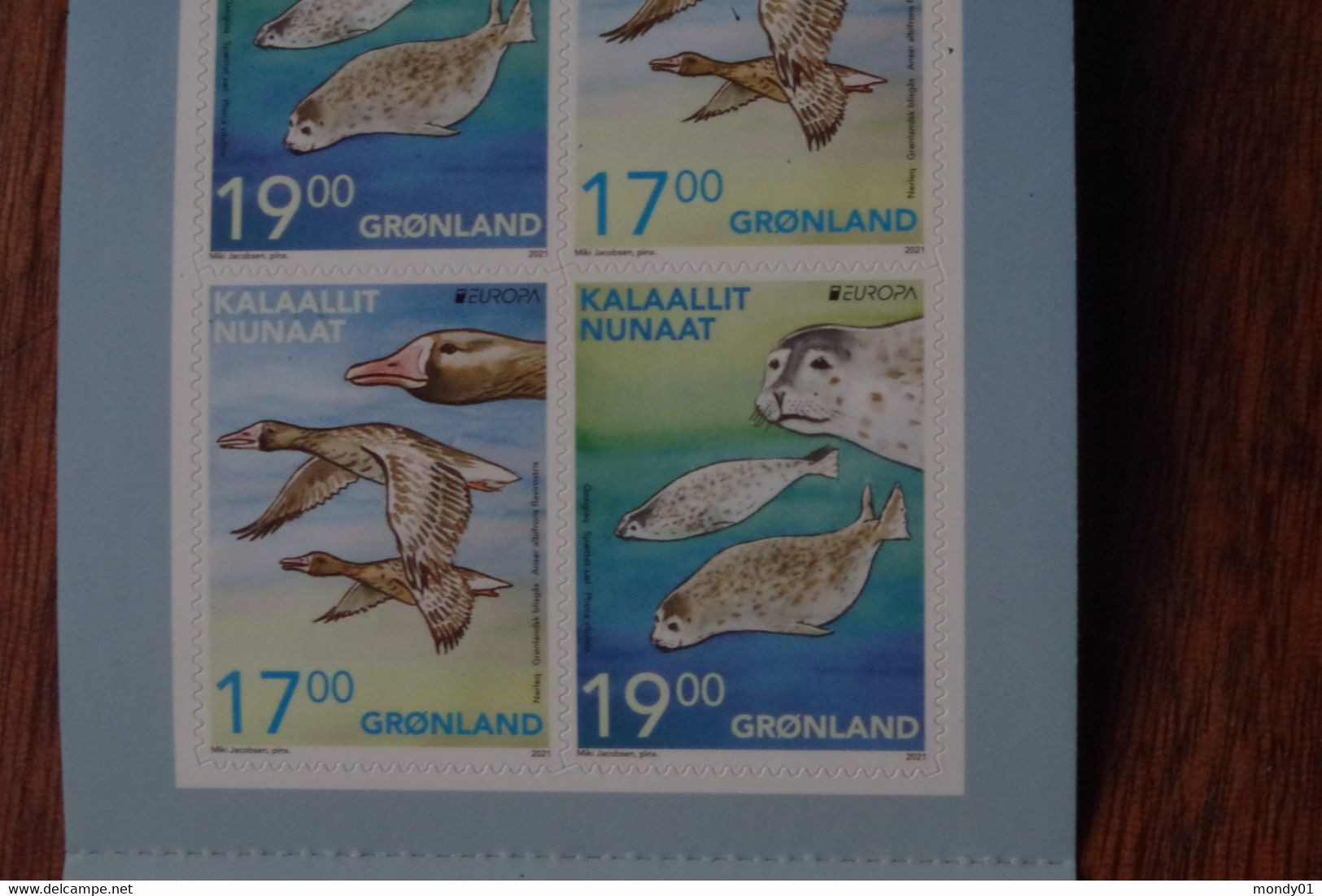 2-975 Oie Gans Goose Ganso Oca Gé Seal Phoque Foca Dichtung Sello Sigillo Zeehond Selar Greenland Carnet 29 Europa 2021 - Ganzen