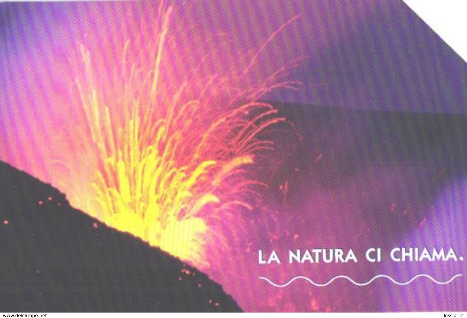 Italy:Used Phonecard, Telecom Italia, 5 EUR, Etna Volcano, 2004 - Öff. Themen-TK