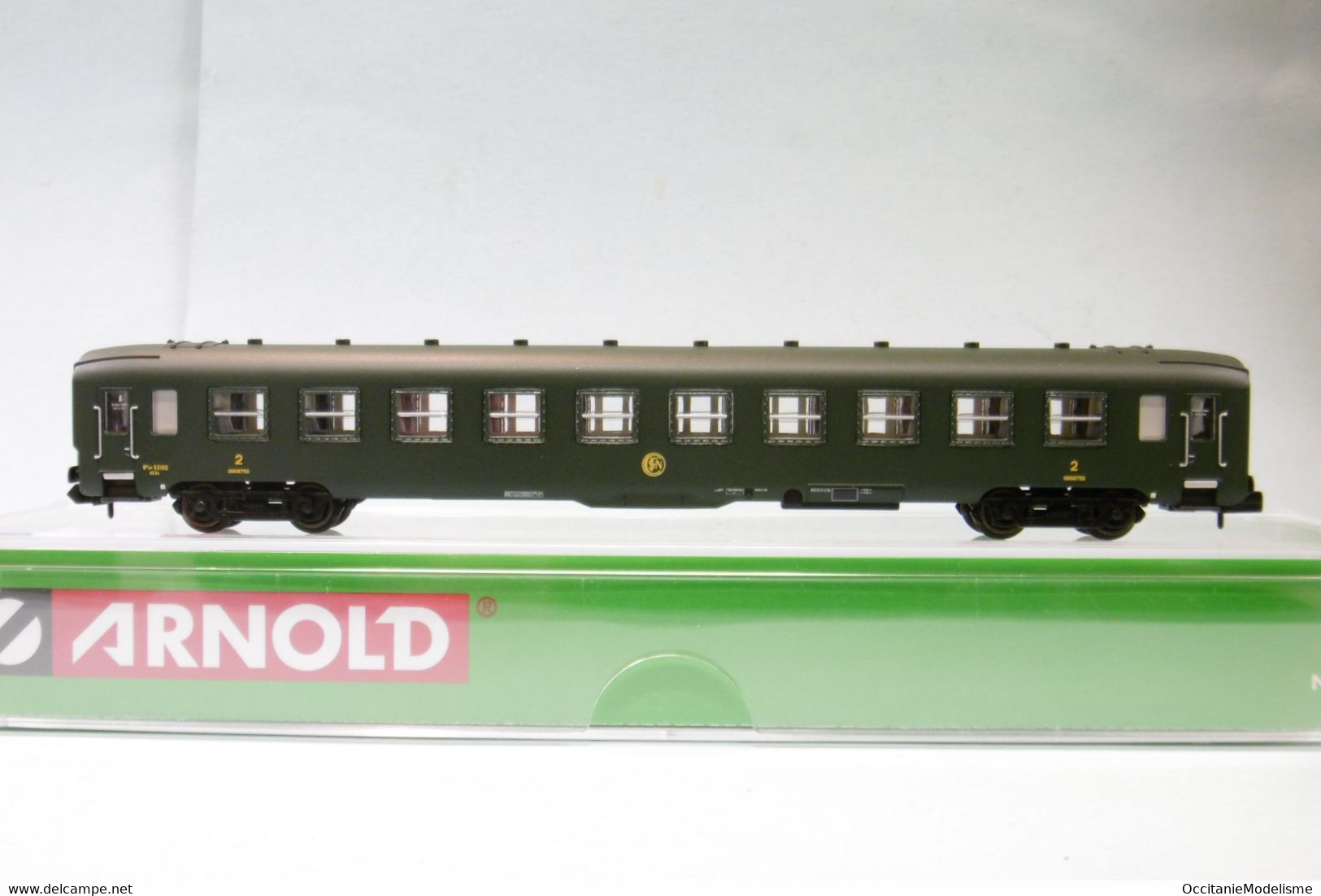 Arnold - Voiture DEV AO B10c10 Couchettes 2ème Classe SNCF ép. III Réf. HN4384 Neuf N 1/160 - Scompartimento Viaggiatori