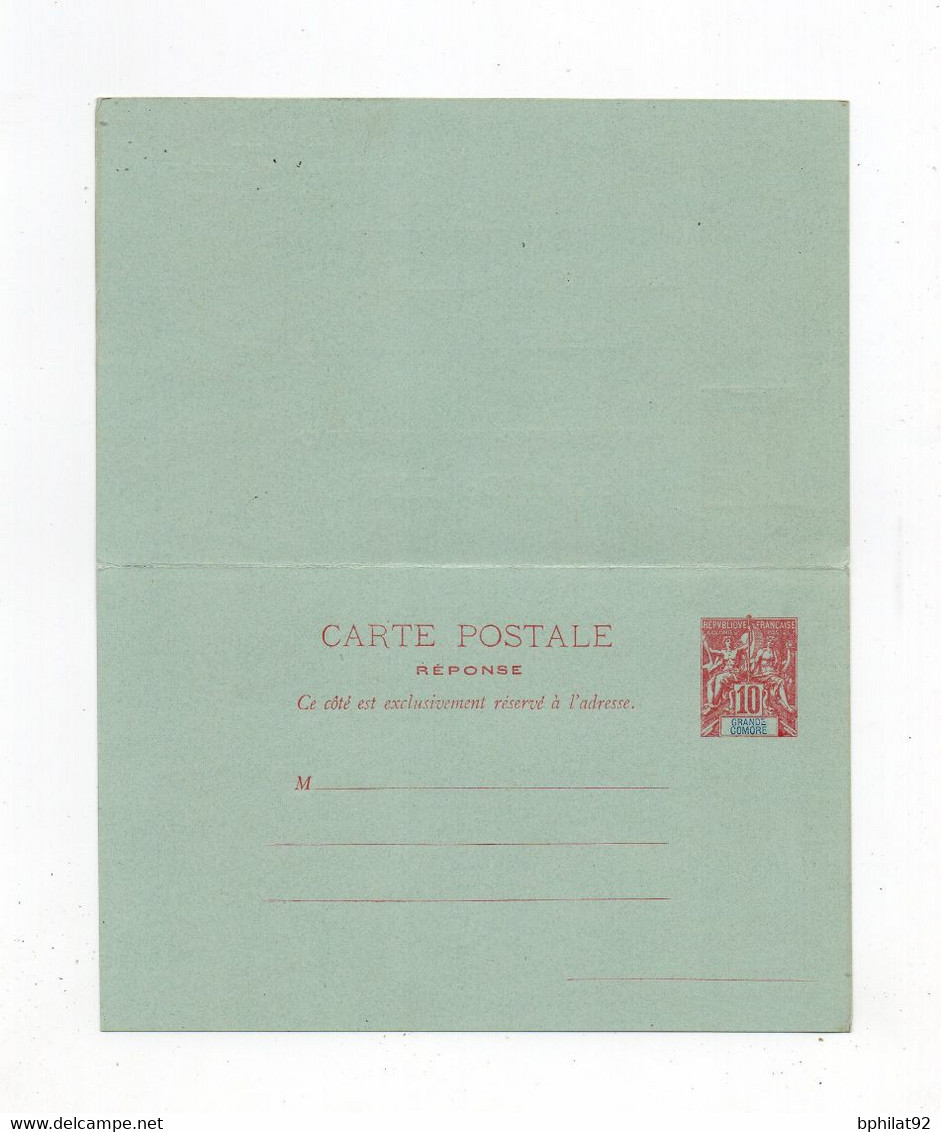 !!! GRANDE COMORE, ENTIER POSTAL CP6 NEUF - Lettres & Documents