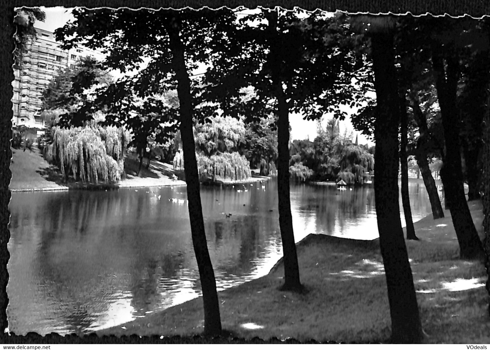 Belgique - Bruxelles - Ixelles - Etang Inférieur - Photo Véritable - Bromophoto - Elsene - Ixelles