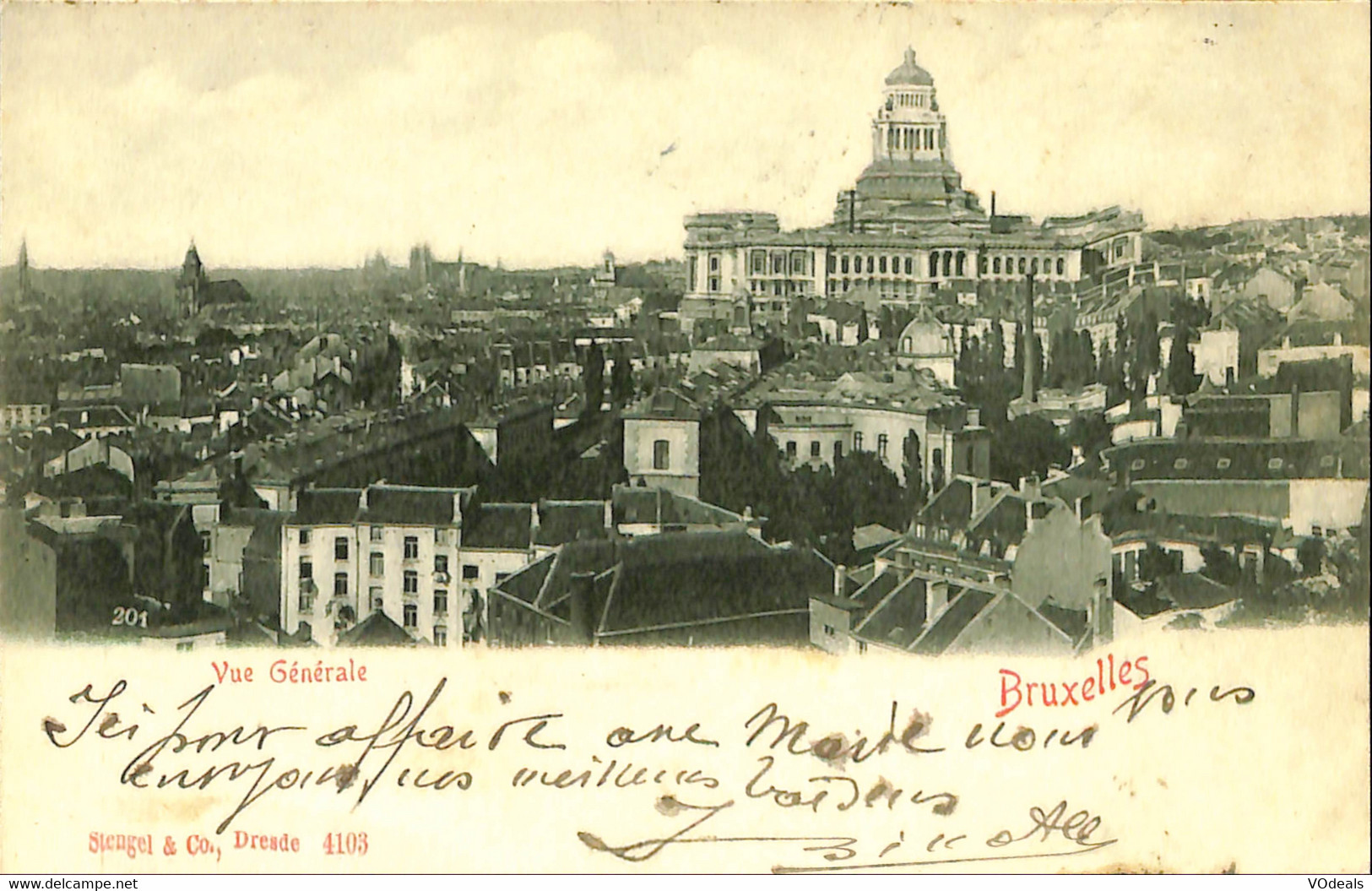 Belgique - Bruxelles - Vue Générale - Mehransichten, Panoramakarten