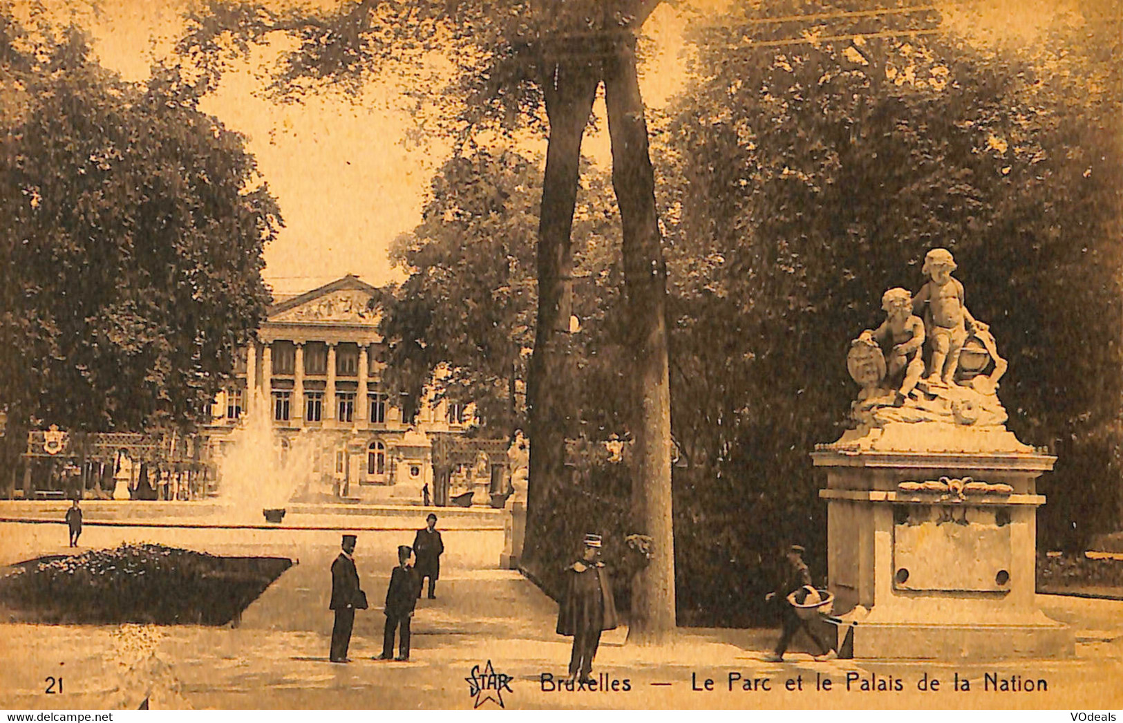 Belgique - Bruxelles - Le Parc Et Le Palais De La Nation - Forests, Parks