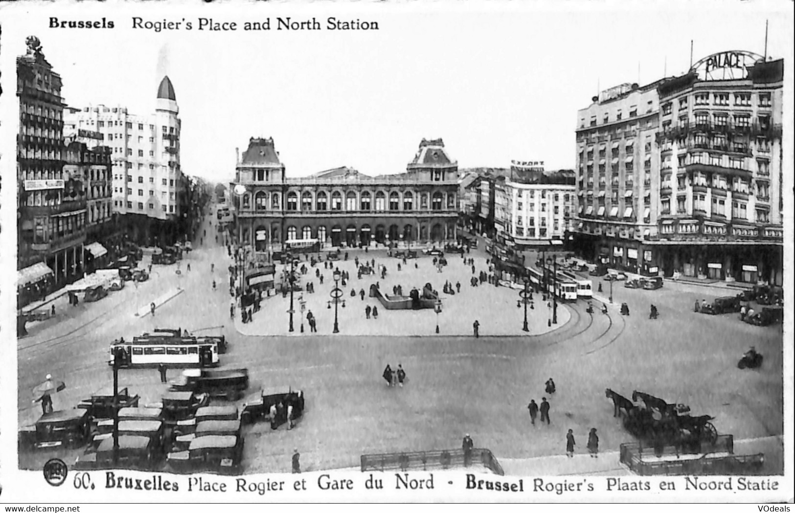 Belgique - Bruxelles - Place Rogier Et Gare Du Nord - Plätze