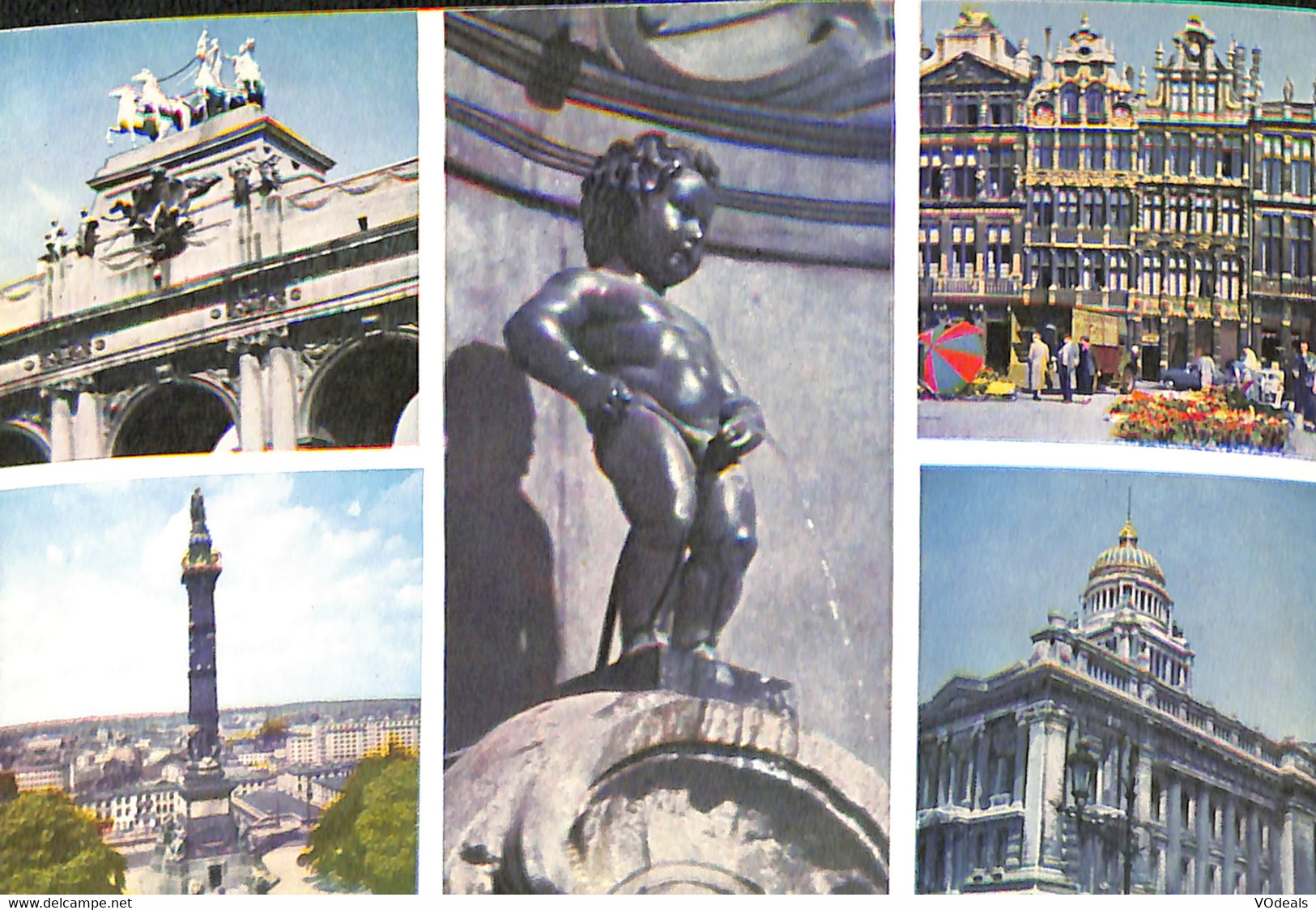 Belgique - Bruxelles -Vues De Bruxelles - Mehransichten, Panoramakarten