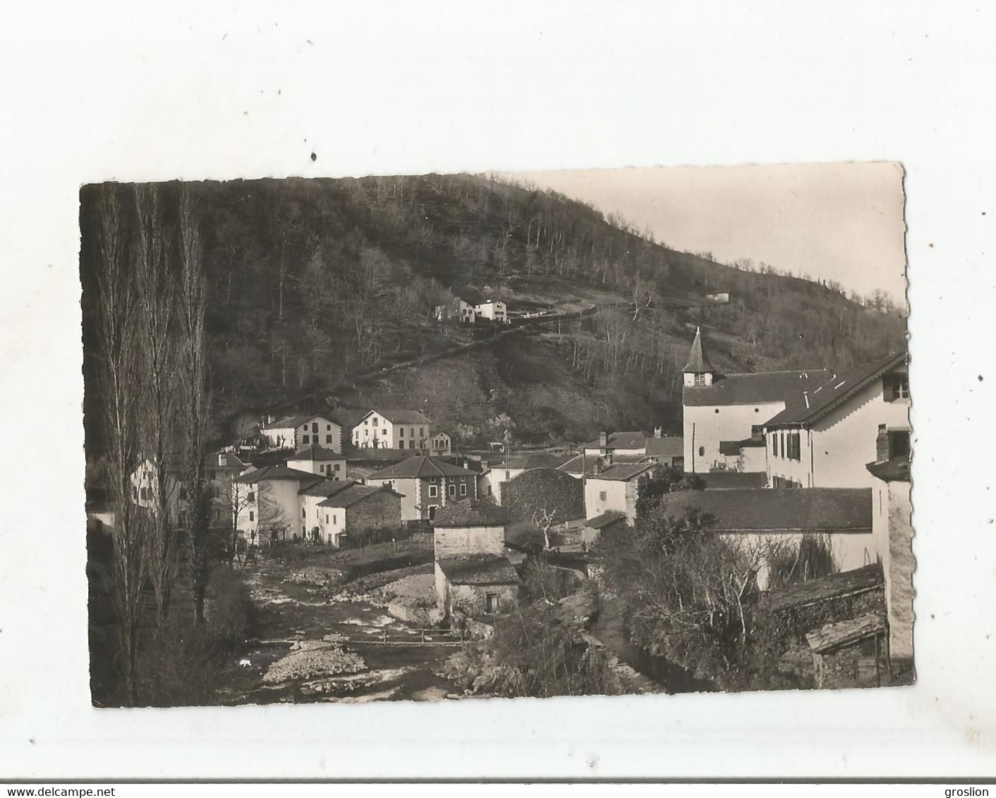 ARNEGUY ( B P) 9 ALT 286 M CARTE PHOTO PONT D'ANDORRE SUR LA NIVE - Arnéguy