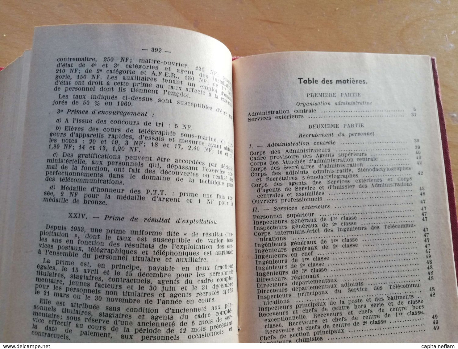 L147 - 1960 Manuel Du Personnel PTT Postes - Administraciones Postales