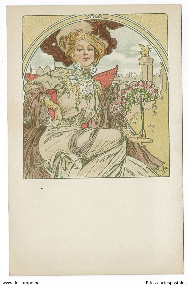 CPA Mucha Exposition De 1900 Paris - Mucha, Alphonse