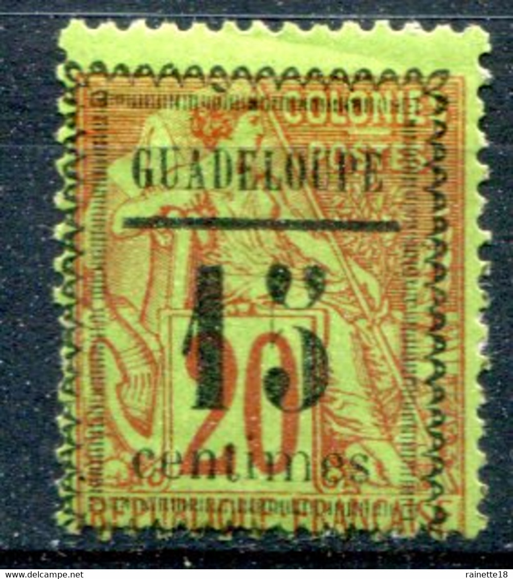 Guadeloupe   N°  8 * - Unused Stamps