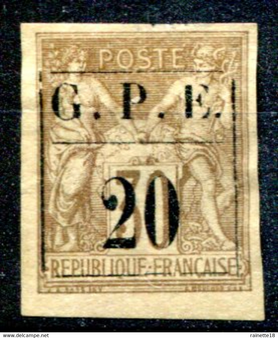 Guadeloupe   N°  1 Neuf Sans Gomme - Unused Stamps