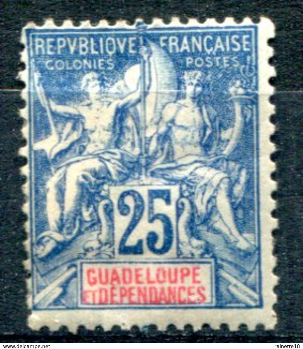 Guadeloupe   N°  43 * - Unused Stamps