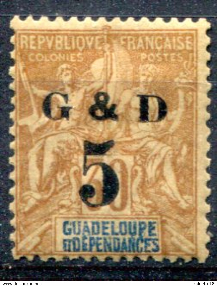 Guadeloupe   N°  45E * - Unused Stamps