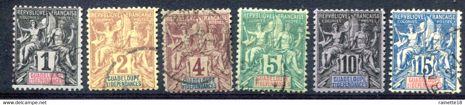 Guadeloupe      27/32  Oblitérés - Usati