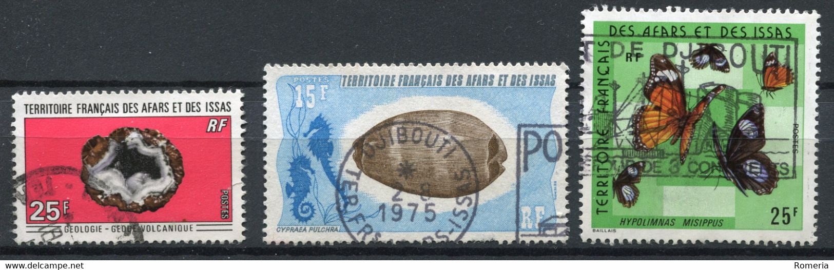 Afars Et Issas - 1971 - Lot Timbres Oblitérés - Yt 370 - 402 - 404 - Used Stamps