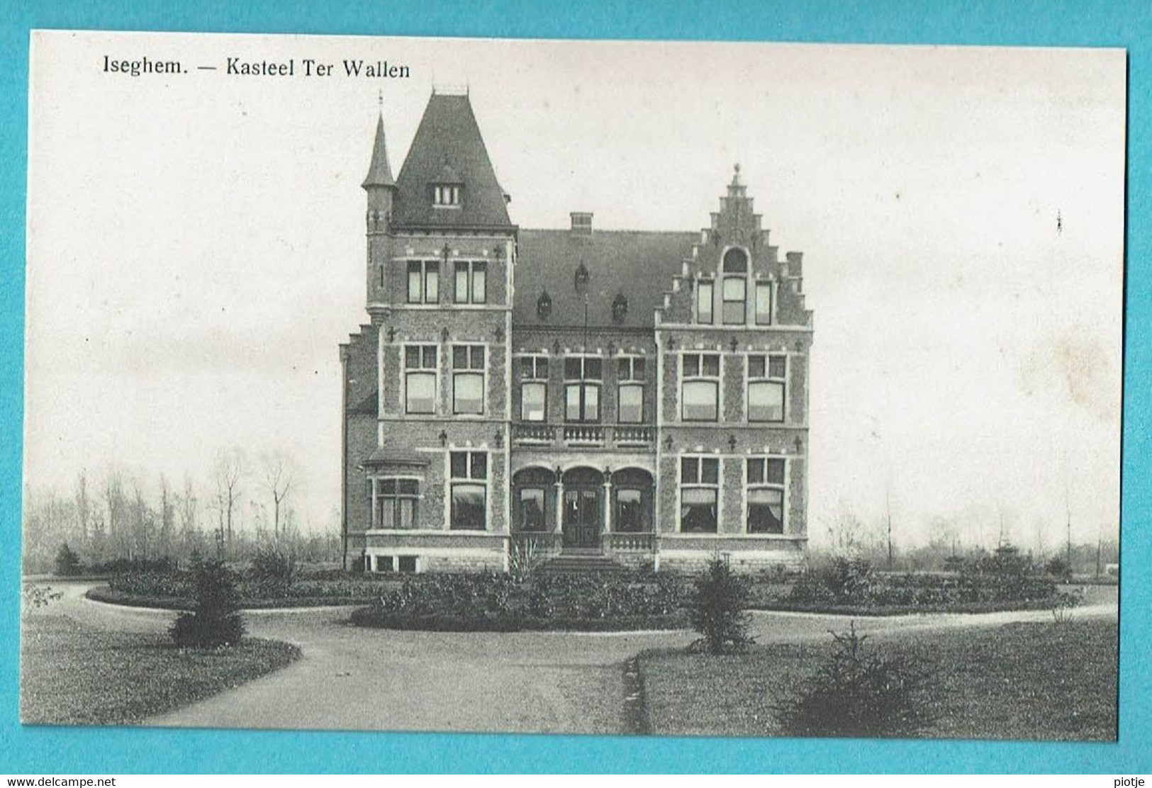 * Izegem - Iseghem (West Vlaanderen) * (Déposé Strobbe - Hoornaert) Kasteel Ter Wallen, Chateau, Castle, Schloss - Izegem