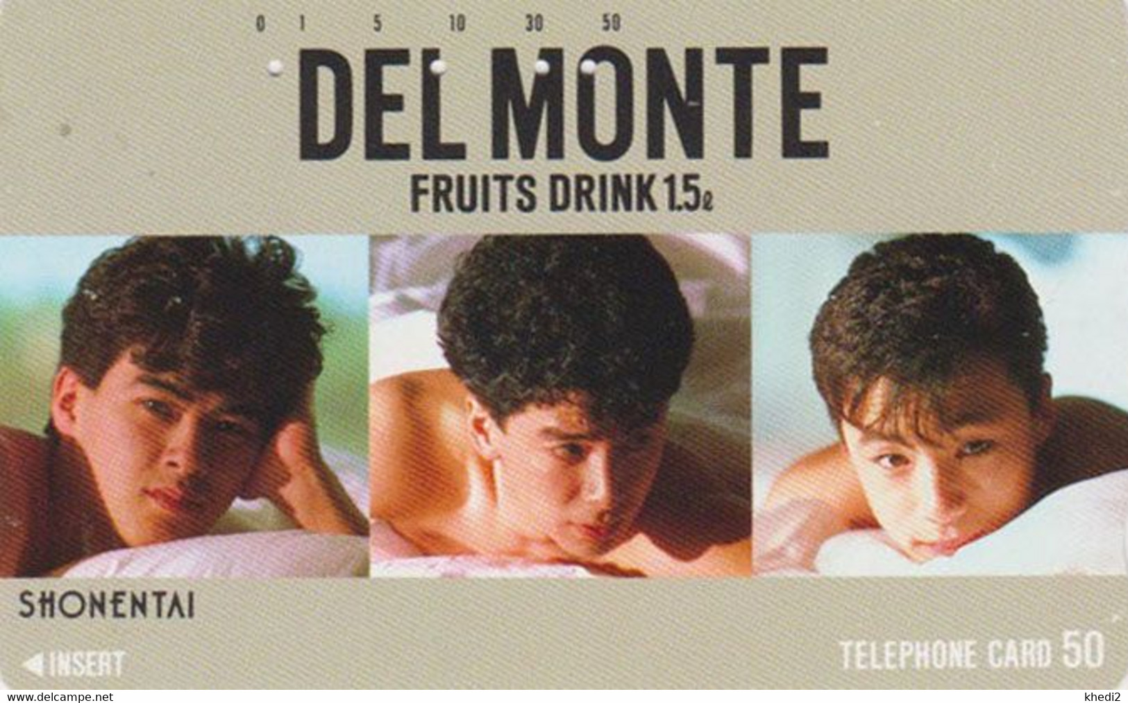 Télécarte JAPON / 110-24456 B -  DEL MONTE Fruits Drinks - Food Drink Advertising JAPAN Free Phonecard - Alimentation