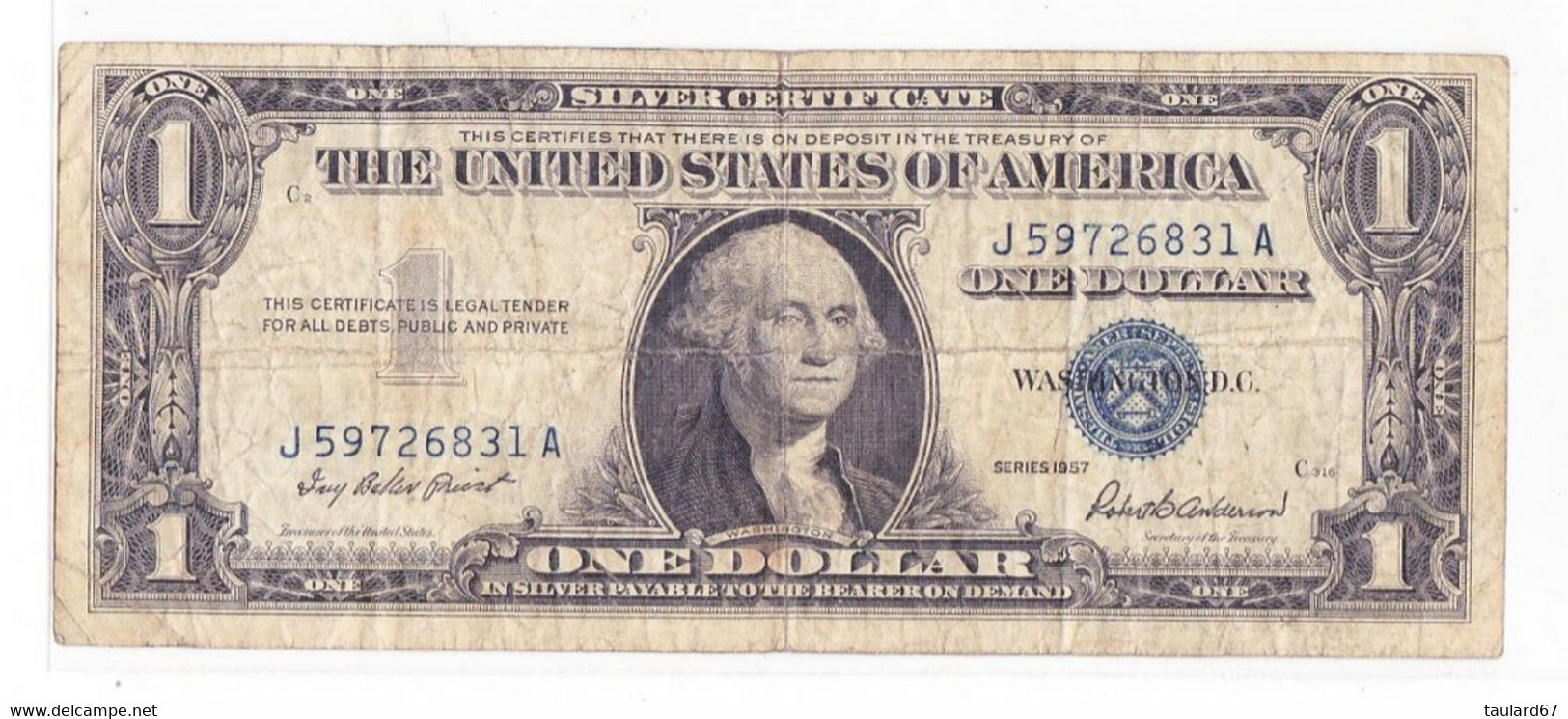 1 Dollar US - Biglietti Degli Stati Uniti (1928-1953)