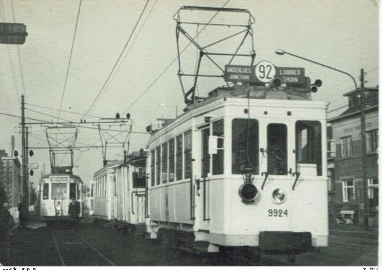 LOBBES-TRAM 92-VERS THUIN & JONCTION ANDERLUES - Lobbes