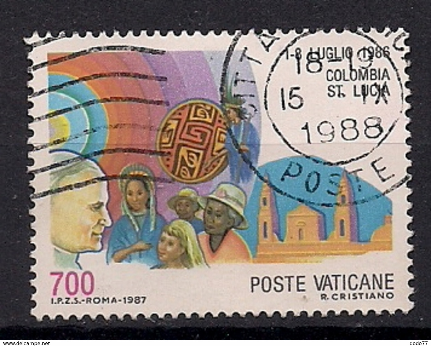 VATICAN       N°   822   OBLITERE - Oblitérés