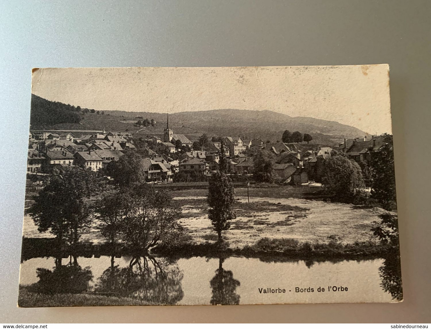 VALLORBE BORDS DE L'ORBE 1421 A.DERIAZ EDIT BAULMES SUISSE CPA 1911 - Baulmes