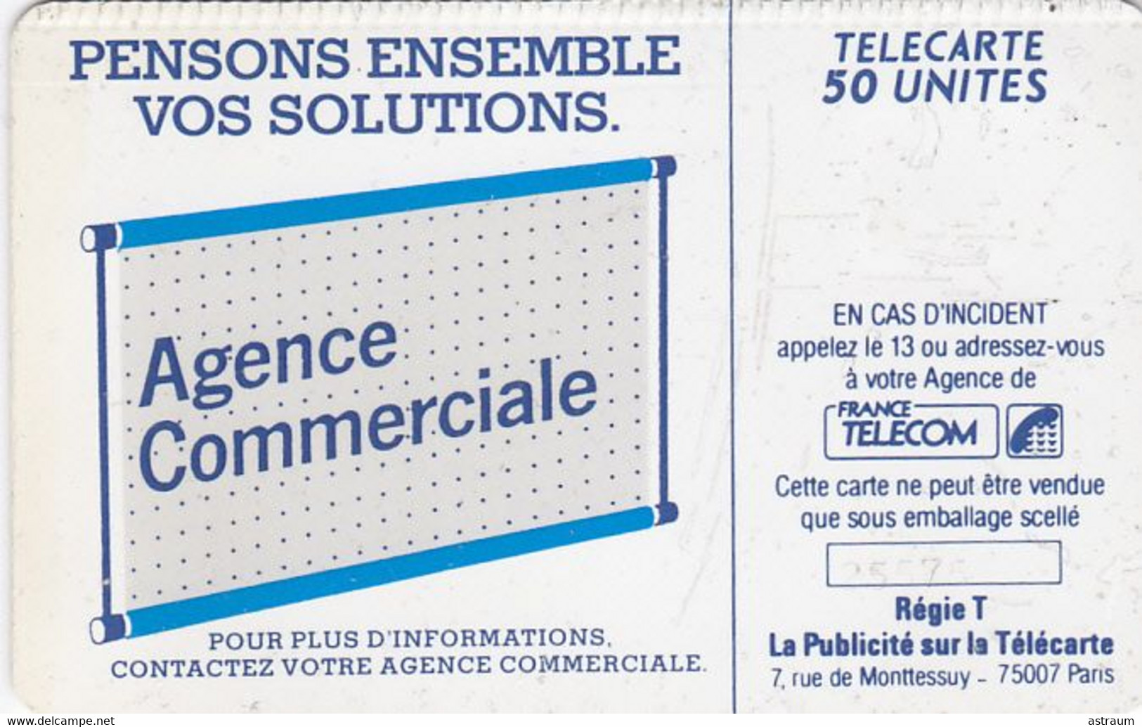 Telecarte  CARTE PUBLIQUE - 50U - Variété -  PUCE SC6 - Dentelée En Haut - Variëteiten