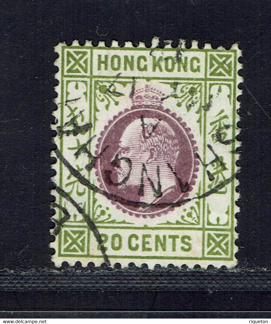 Hong Kong. 1911. N° 96 Oblitéré. TB. Cote 48 Euros. - Oblitérés