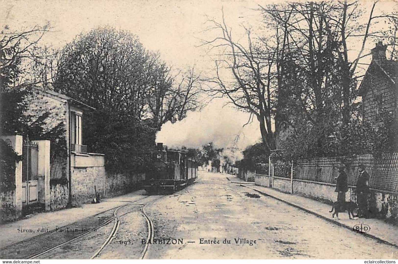 Barbizon          77          Entrée Du Village . Tramway          (voir Scan) - Barbizon