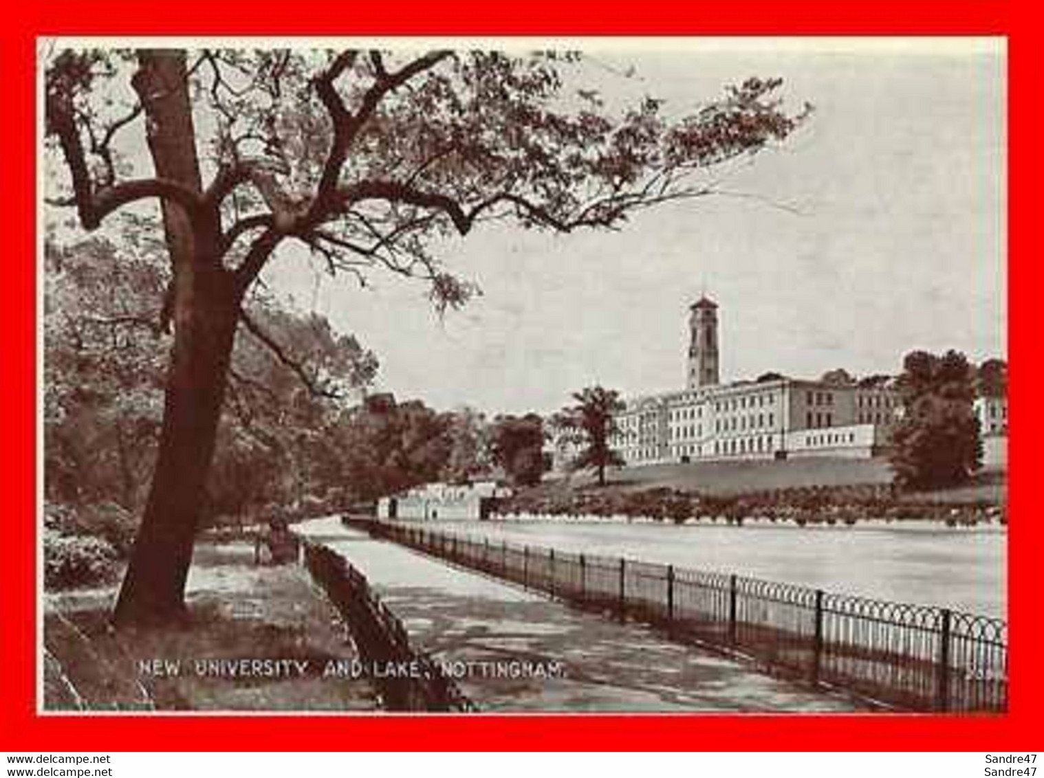 CPSM/pf NOTTINGHAM (Angleterre).  New University And Lake. ..*257 - Nottingham