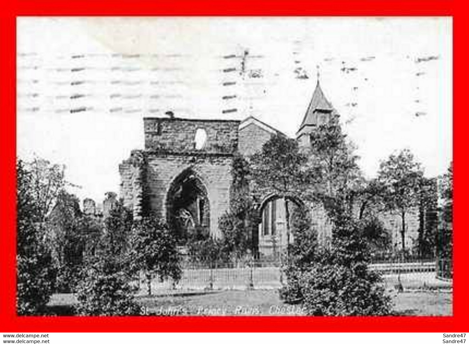 CPSM/pf  CHESTER (Angleterre).  St-John's Priory Ruins. ..*258 - Nottingham