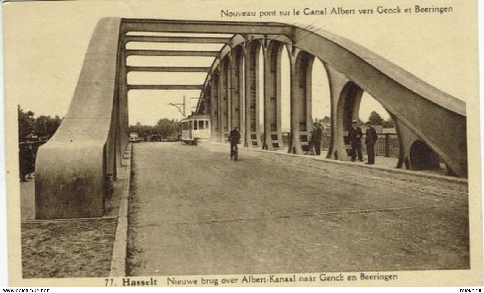 HASSELT-TRAM-BRUG OVER ALBERT KANAAL NAAR GENK EN BEERINGEN - Hasselt