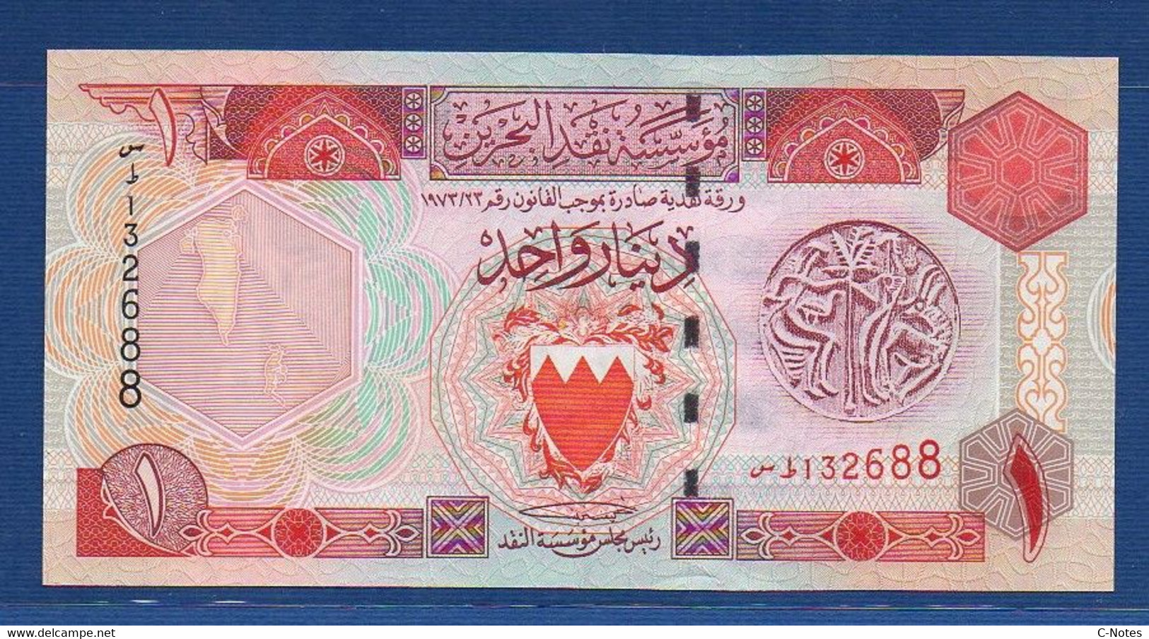 BAHRAIN - P.19b - 1 Dinar  L.1973 (1998) UNC Serie 132688 - Bahreïn