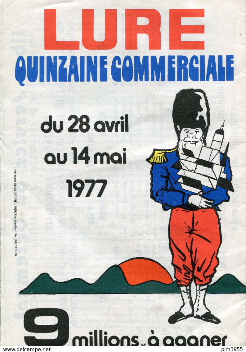 70  REVUE   ESSOR DU RAHIN   SUPER QUINZAINE DE LURE  28 AVRIL AU 14 MAI 1977 - Franche-Comté
