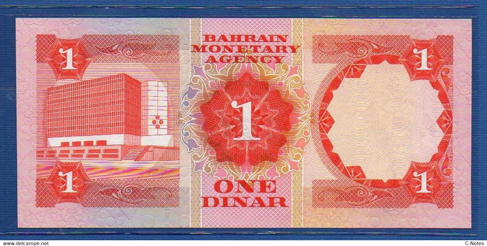 BAHRAIN - P. 8 - 1 Dinar  L.1973 UNC Serie See Photos - Bahrein