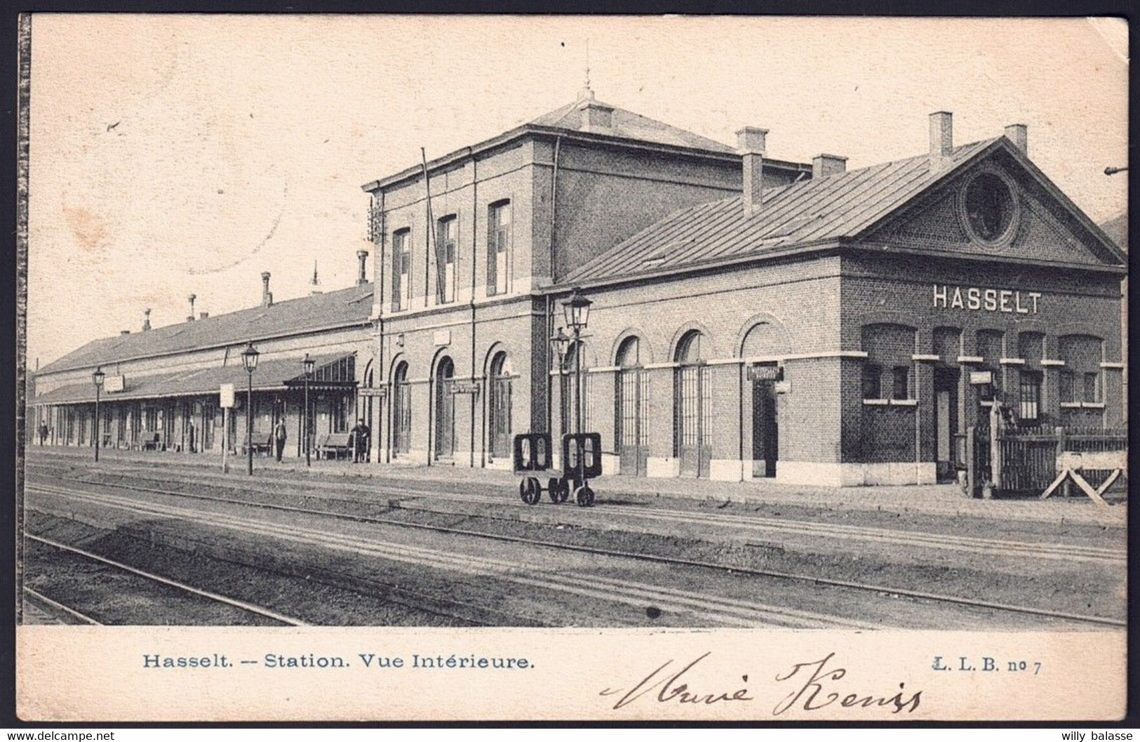 +++ CPA - HASSELT - Station - Vue Intérieure - Gare - Statie  // - Hasselt