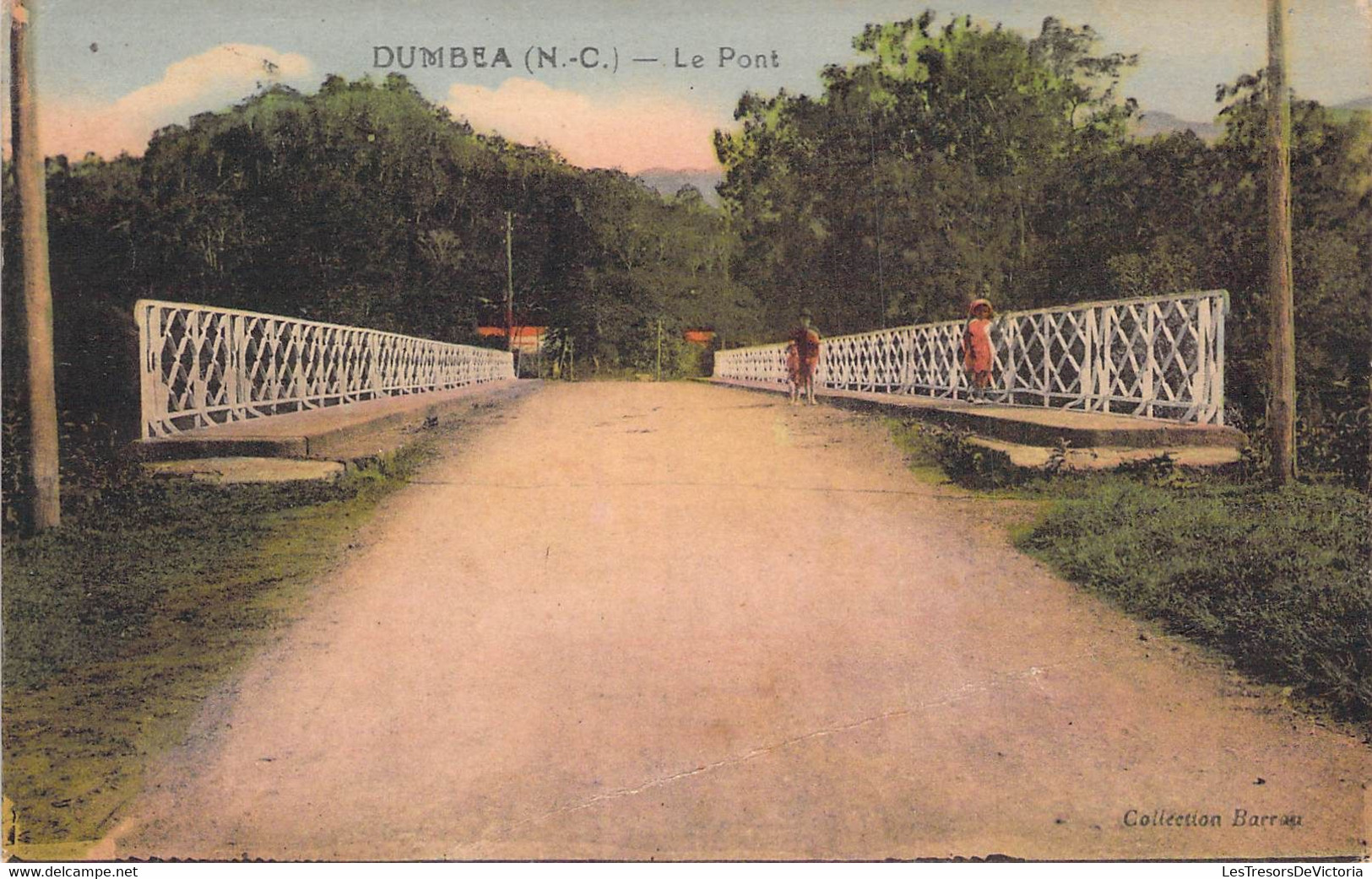 Nouvelle Calédonie - Dumbea - La Pont - Collection Barrau - Colorisé - Carte Postale Ancienne - Nueva Caledonia