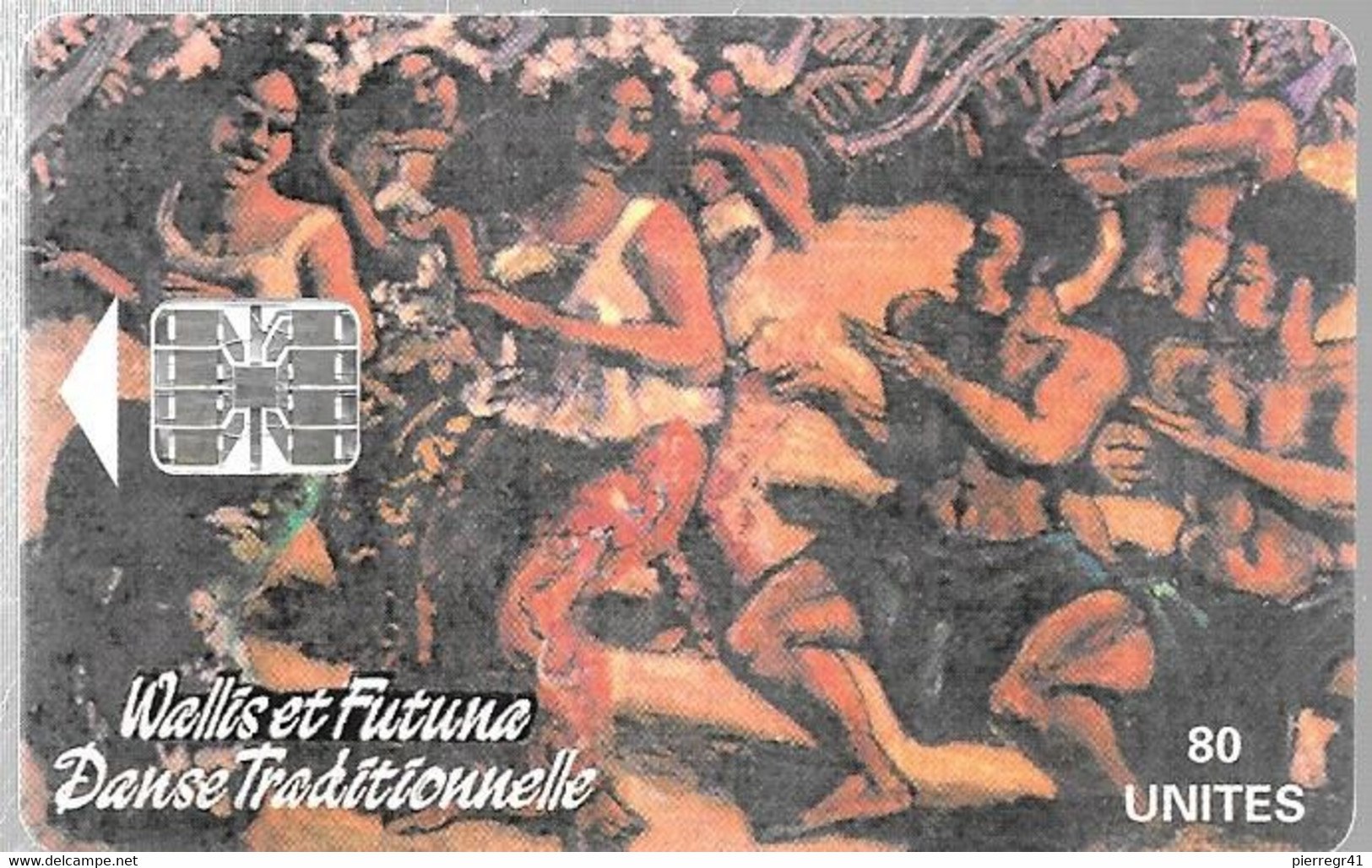 CARTE-PUCE-WALLIS Et FUTUNA-WF-05/95-SC7-DANSE TRADITIONNEL-NEUVE Sans BLISTER-TBE-LUXE - Wallis Und Futuna