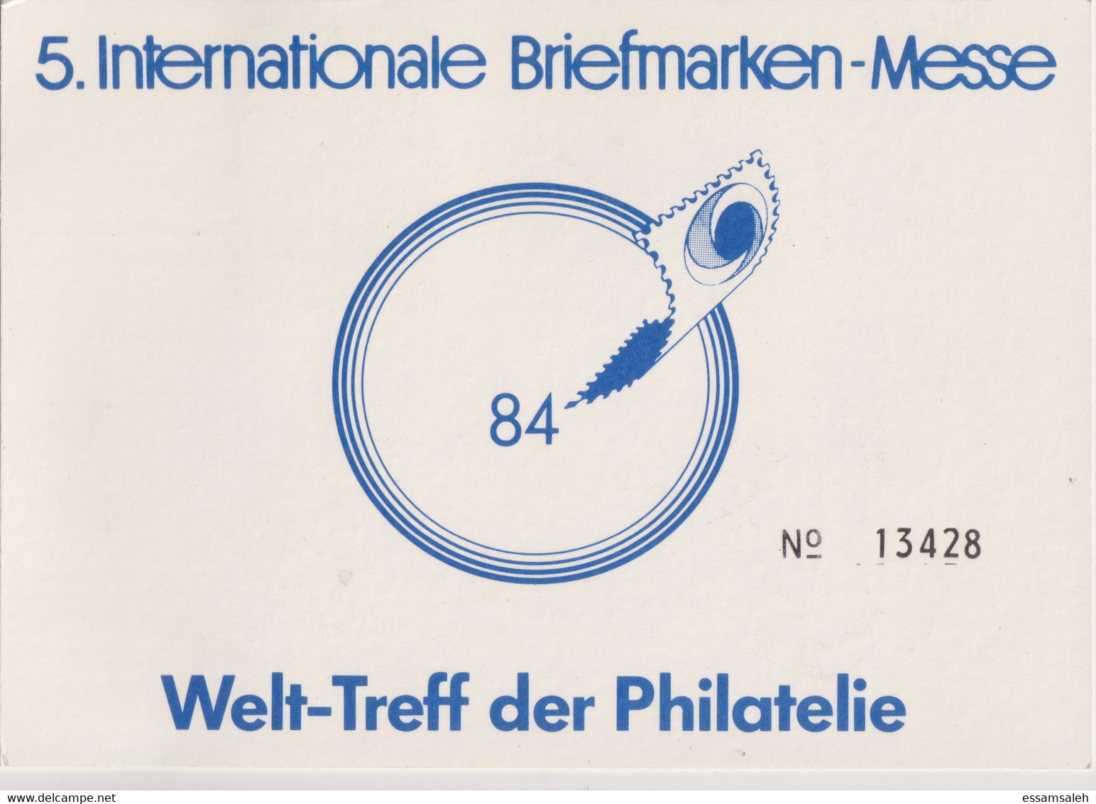LUS33502 Luxembourg 1984, Philatelic Exhibition  - Maximum Card - 1st Day Of Issue - Maximumkaarten